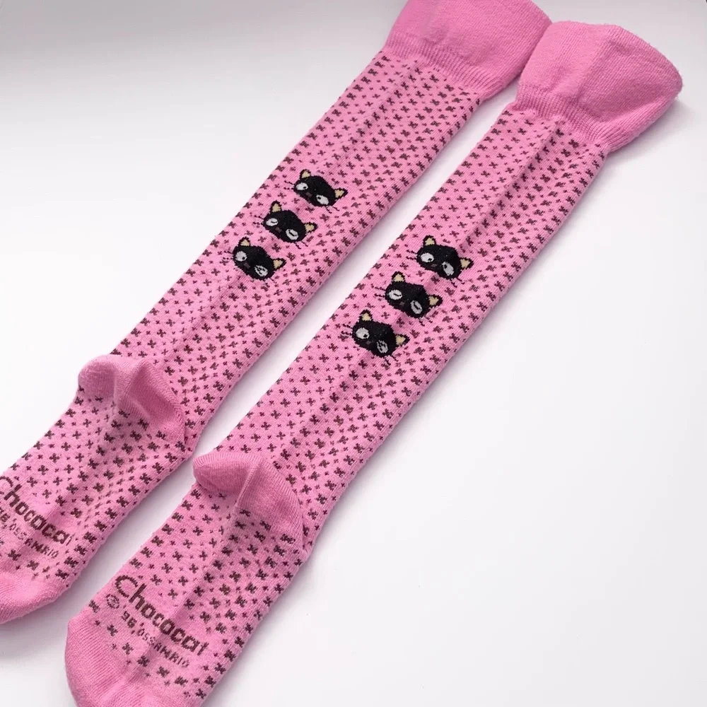 Sanrio chococat 2005 knee high pink socks super rare